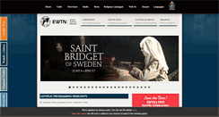 Desktop Screenshot of ewtn.com