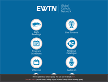 Tablet Screenshot of ewtn.com